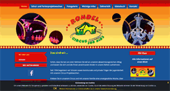 Desktop Screenshot of circus-for-kids.de